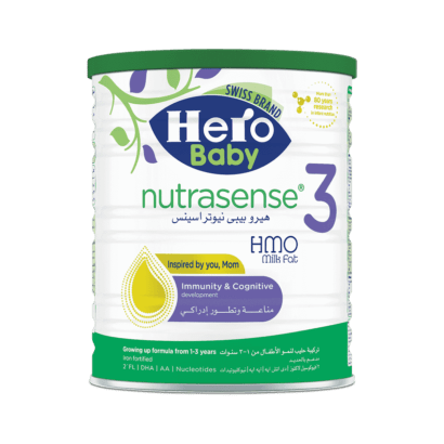 HERO BABY NUTRASENSE(3) 400GM - هيرو بيبي نيوتراسنس (3) 400 غرام HERO BABY NUTRASENSE(3) 400GM - هيرو بيبي نيوتراسنس (3) 400 غرام