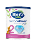 HERO BABY NUTRADEFENSE (2)  PLUS MILK 400 GM - هيرو بيبي نيوترا ديفنس (2) بلس ميلك 400 غرام