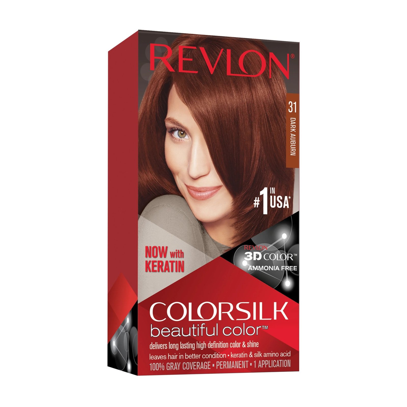 REVLON DARK AUBURN 31HAIR DYING - صبغة شعر ريفلون دارك أوبورن 31 REVLON DARK AUBURN 31HAIR DYING - صبغة شعر ريفلون دارك أوبورن 31