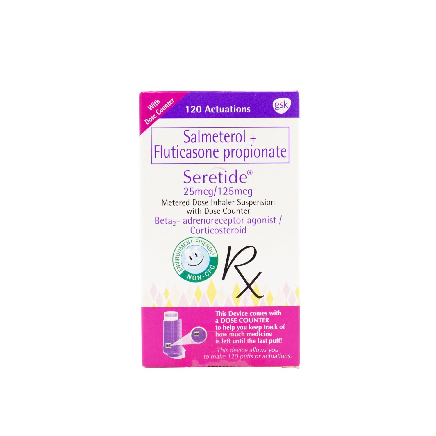 SERETIDE 125MCG/25MCG 120/INH.DOSE # – سيريتيد 125 ميكروغرام/25 ميكروغرام 120/جرعة واحدة SERETIDE 125MCG/25MCG 120/INH.DOSE # – سيريتيد 125 ميكروغرام/25 ميكروغرام 120/جرعة واحدة