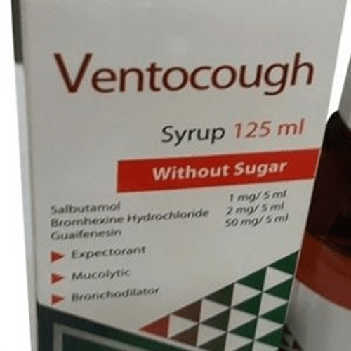 VENTOCOUGH SYRUP 125ML WITH SUGER – شراب فينتوكوف 125 مل مع السكر VENTOCOUGH SYRUP 125ML WITH SUGER – شراب فينتوكوف 125 مل مع السكر