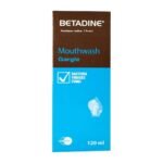 BETADINE MOUTH WASH 120ML NEW - غسول الفم بيتادين 120 مل جديد