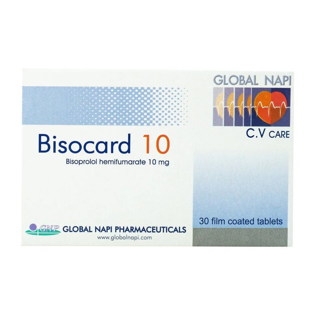 BISOCARD 10MG 30 TAB - بيسوكارد 10 ملغ 30 قرص BISOCARD 10MG 30 TAB - بيسوكارد 10 ملغ 30 قرص