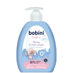 BOBINI BABY BODYHAIR WASH 300ML - غسول الجسم والشعر للأطفال من بوبيني 300 مل