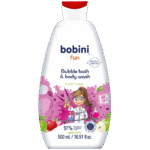 BOBINI BABY BUBBLE BATH&BODY WASH APPLE 500ML