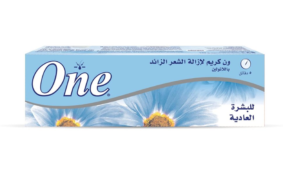 ONE HAIR REMOVAL CREAM NORMAL SKIN 140 GM – كريم واحد لإزالة الشعر للبشرة العادية 140 غرام ONE HAIR REMOVAL CREAM NORMAL SKIN 140 GM – كريم واحد لإزالة الشعر للبشرة العادية 140 غرام