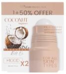 MOOD WHITENING ROLL ON COCONUT 1+1 50% OFF - رول تفتيح المزاج بجوز الهند، ١+١ بخصم ٥٠٪
