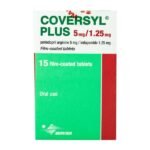 COVERSYL PLUS 5 MG/1.25MG 15 TAB - كوفيرسيل بلس 5 ملغ/1.25 ملغ 15 قرصًا