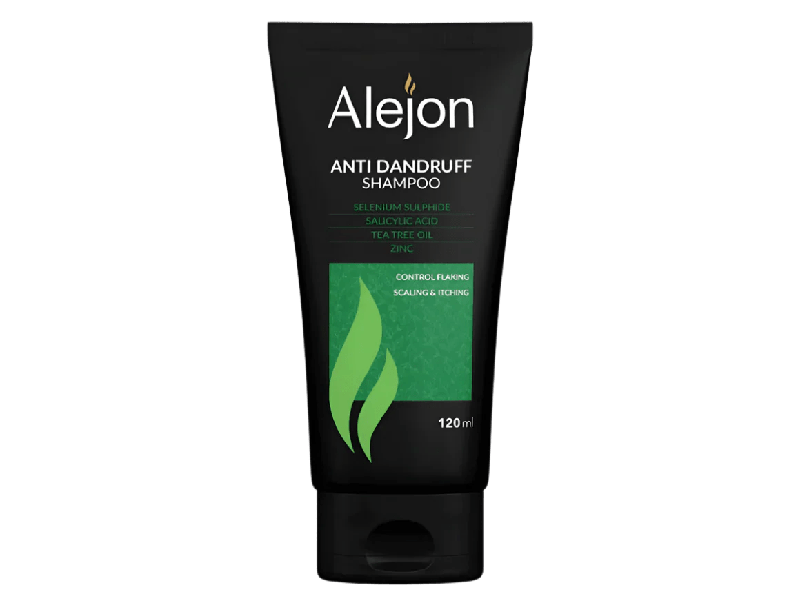 ALEJON ANTI DANDRUFF SHAMPOO 120ML - شامبو أليخون المضاد للقشرة 120 مل ALEJON ANTI DANDRUFF SHAMPOO 120ML - شامبو أليخون المضاد للقشرة 120 مل