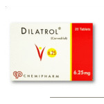 DILATROL 6.25 MG 30 TAB