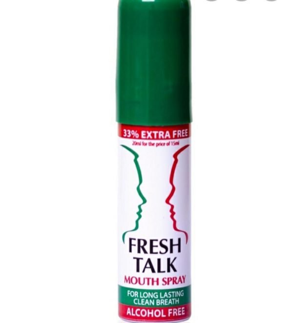 FRESH TALK MOUTH SPRAY BLUE 15M – بخاخ فم فريش توك أزرق 15 شهرًا FRESH TALK MOUTH SPRAY BLUE 15M – بخاخ فم فريش توك أزرق 15 شهرًا
