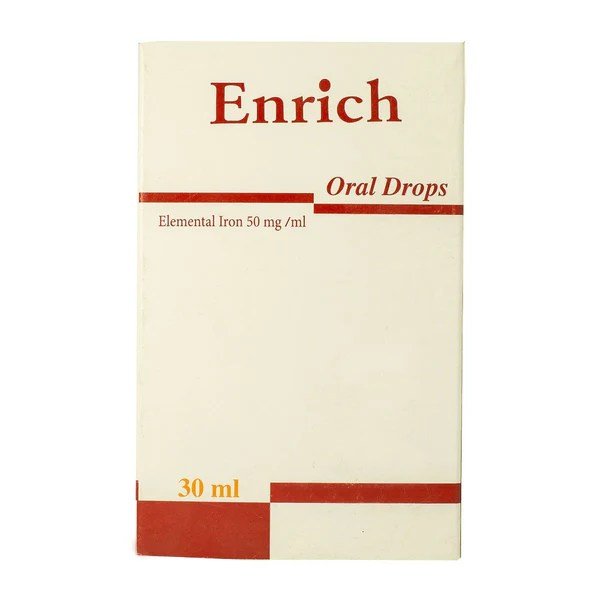ENRICH ORAL DROPS 30 ML – قطرات إنريتش الفموية 30 مل ENRICH ORAL DROPS 30 ML – قطرات إنريتش الفموية 30 مل