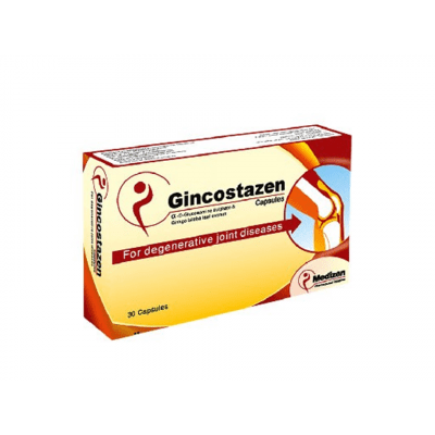 GINCOSTAZEN 500MG 30 CAP – جينكوستازين ٥٠٠ مجم ٣٠ كبسولة GINCOSTAZEN 500MG 30 CAP – جينكوستازين ٥٠٠ مجم ٣٠ كبسولة