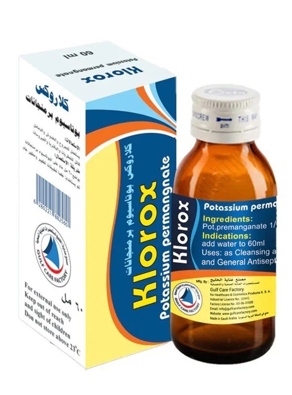 POTASSIUM PERMINGANATE 1/8000 60ML – برمنجنات البوتاسيوم 1/8000 60 مل POTASSIUM PERMINGANATE 1/8000 60ML – برمنجنات البوتاسيوم 1/8000 60 مل