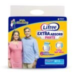 LIFREE ADULT DIAPER L 12PCS - حفاضات لايف فري للكبار، مقاس كبير، 12 قطعة
