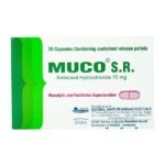 MUCO SR 75MG 20/TAB - موكو إس آر 75 ملغ 20 قرصًا