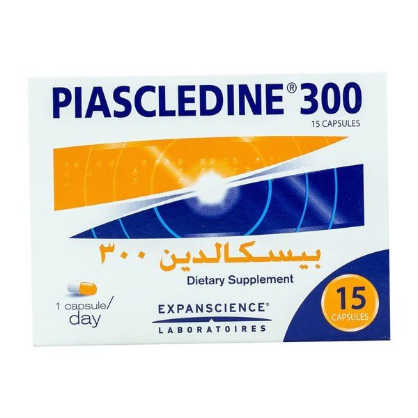 PIASCLEDINE 300 MG 15 TAB N.P - بياسليدين 300 ملغ 15 قرصًا PIASCLEDINE 300 MG 15 TAB N.P - بياسليدين 300 ملغ 15 قرصًا