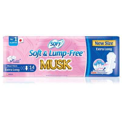 DRY MAXI MUSK EX LONG 14PADS – فوط صحية جافة ماكسي مسك طويلة جدًا (14 فوطة) DRY MAXI MUSK EX LONG 14PADS – فوط صحية جافة ماكسي مسك طويلة جدًا (14 فوطة)