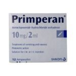 PRIMPERAN 10MG /2ML / 12 AMP – بريمبران 10 ملغ / 2 مل / 12 أمبولة