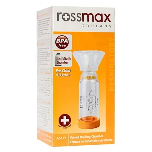 ROSSMAX ANTI STATIC CHAMBER FOR CHILD (1~5)YEARS – حجرة روسماكس المضادة للكهرباء الساكنة للأطفال (من سنة إلى 5 سنوات) ROSSMAX ANTI STATIC CHAMBER FOR CHILD (1~5)YEARS – حجرة روسماكس المضادة للكهرباء الساكنة للأطفال (من سنة إلى 5 سنوات)