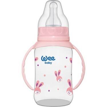 WEE BABY HANDLED BOTTLE 150ML 744 - زجاجة رضاعة للأطفال الصغار بمقبض، سعة 150 مل، رقم 744 WEE BABY HANDLED BOTTLE 150ML 744 - زجاجة رضاعة للأطفال الصغار بمقبض، سعة 150 مل، رقم 744