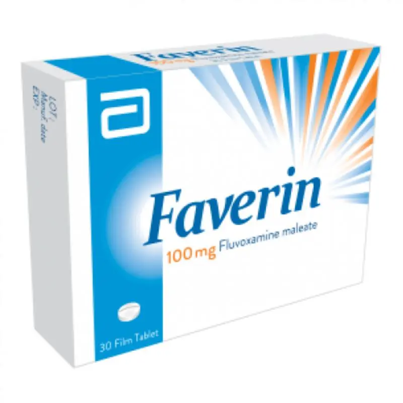 FAVERIN 100MG 30TAB - فافيرين 100 مجم FAVERIN 100MG 30TAB - فافيرين 100 مجم