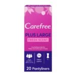 CARE FREE PLUS LAREGE FRESH 20 PCS -كير فري بلس لارج فريش 20