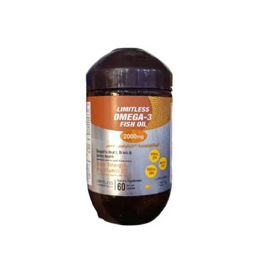 LIMITLESS OMEGA 3 FISH OIL 60 CAP LIMITLESS OMEGA 3 FISH OIL 60 CAP